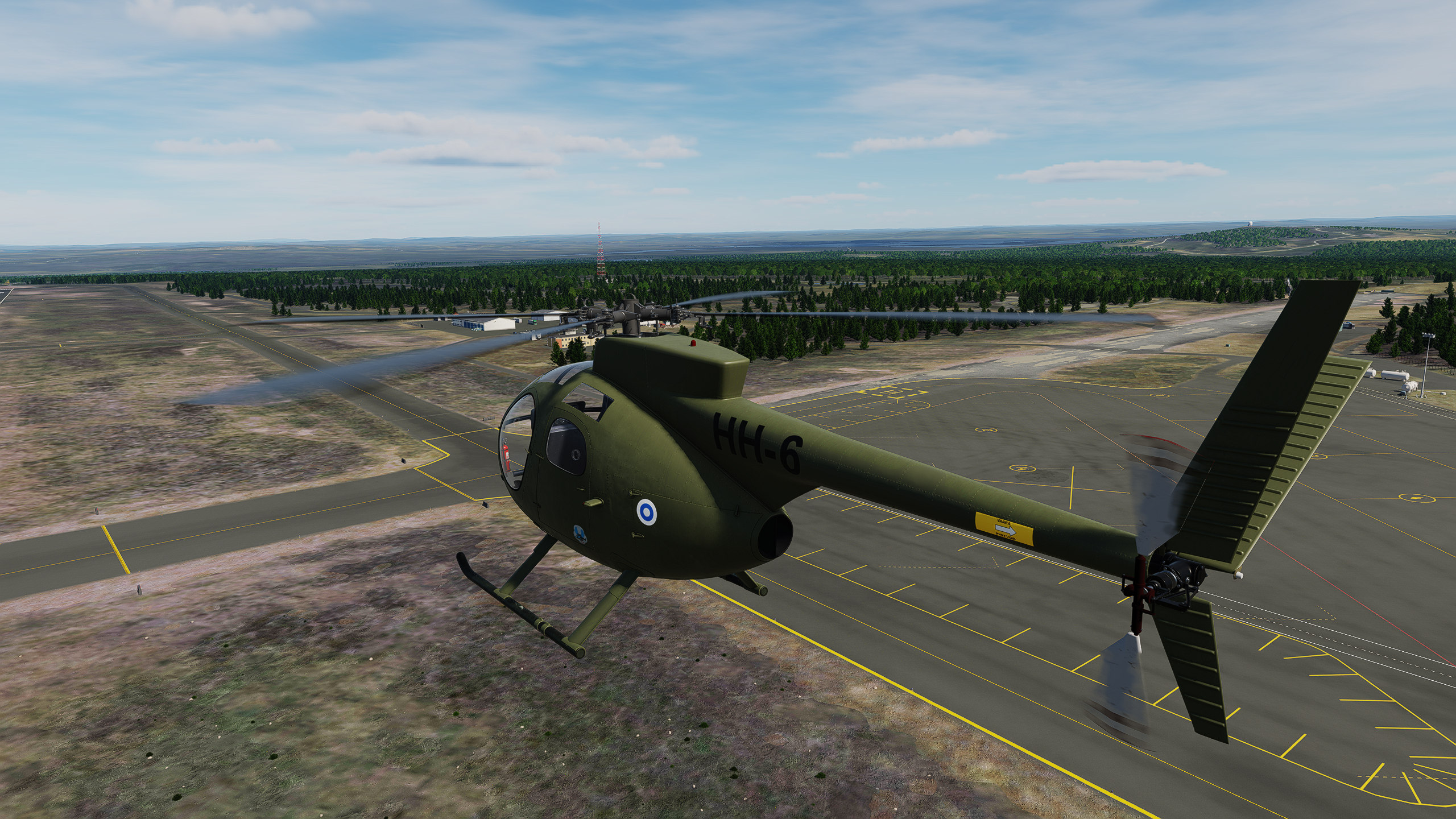 Finnish Army MD 500 livery pack for OH-6A mod